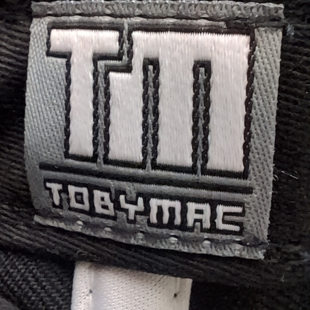 Toby Mac,Yupoong The Classic Men's Black/Floral Snapback Flat Bill Hat. - Picture 8 of 9